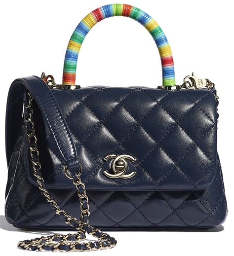 chanel rainbow handle|chanel handbags.